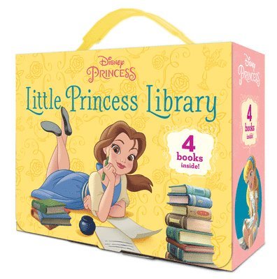 Little Princess Library (Disney Princess): Disney Cinderella; Disney the Little Mermaid; Disney Moana; Disney Beauty & the Beast 1