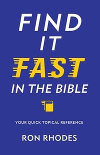 bokomslag Find It Fast in the Bible