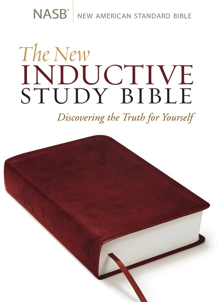 New Inductive Study Bible (NASB, Milano Softone, Burgundy)