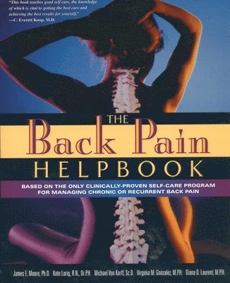 Diana Laurent, James Moore, Kate Lorig, Michael Von Korff, Virginia Gonzalez - Back Pain Helpbook, Häftad