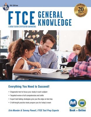 FTCE General Knowledge 4th Ed., Book + Online 1