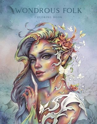 Wondrous Folk Coloring Book 1