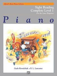 bokomslag Alfred's Basic Piano Library Sight Reading Book Complete, Bk 1: For the Later Beginner