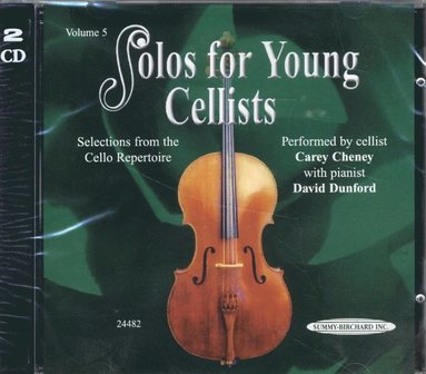 bokomslag Suzuki solos for young cellists cd 5