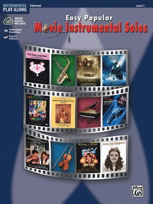 bokomslag Easy Popular Movie Instrumental Solos: Clarinet, Book & Online Audio/Software [With CD]