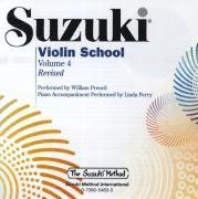 bokomslag Suzuki violin cd 4 Preucil rev