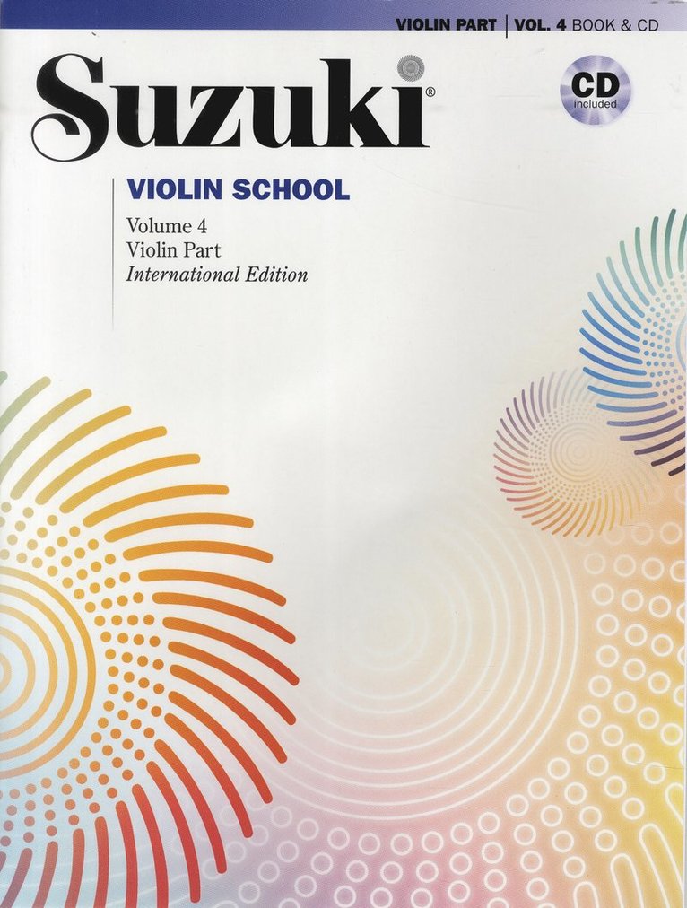 Suzuki violin  4 Bok-CD Kombo