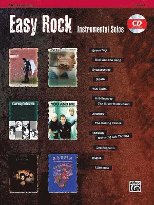 Easy Rock Instrumental Altsax inkl CD, Häftad