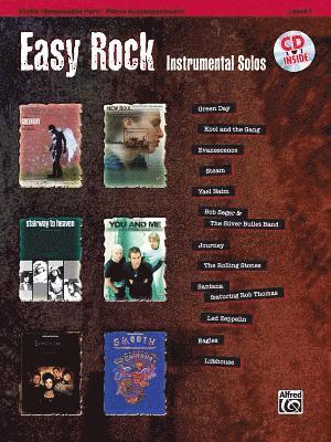 Easy Rock Instrumental Solos for Strings, Level 1: Violin, Book & Online Audio/Software [With CD (Audio) and Piano Accompaniment] 1