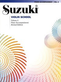 bokomslag Suzuki violin piano acc 6 Rev