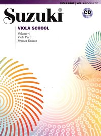 bokomslag Suzuki Viola school 4 book/cd kombo