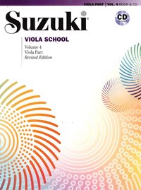 bokomslag Suzuki Viola School, Vol 4: Viola Part, Book & CD