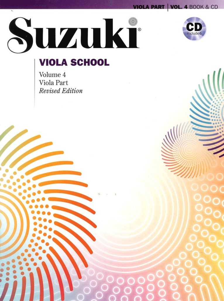 Suzuki Viola School, Vol 4: Viola Part, Book & CD 1