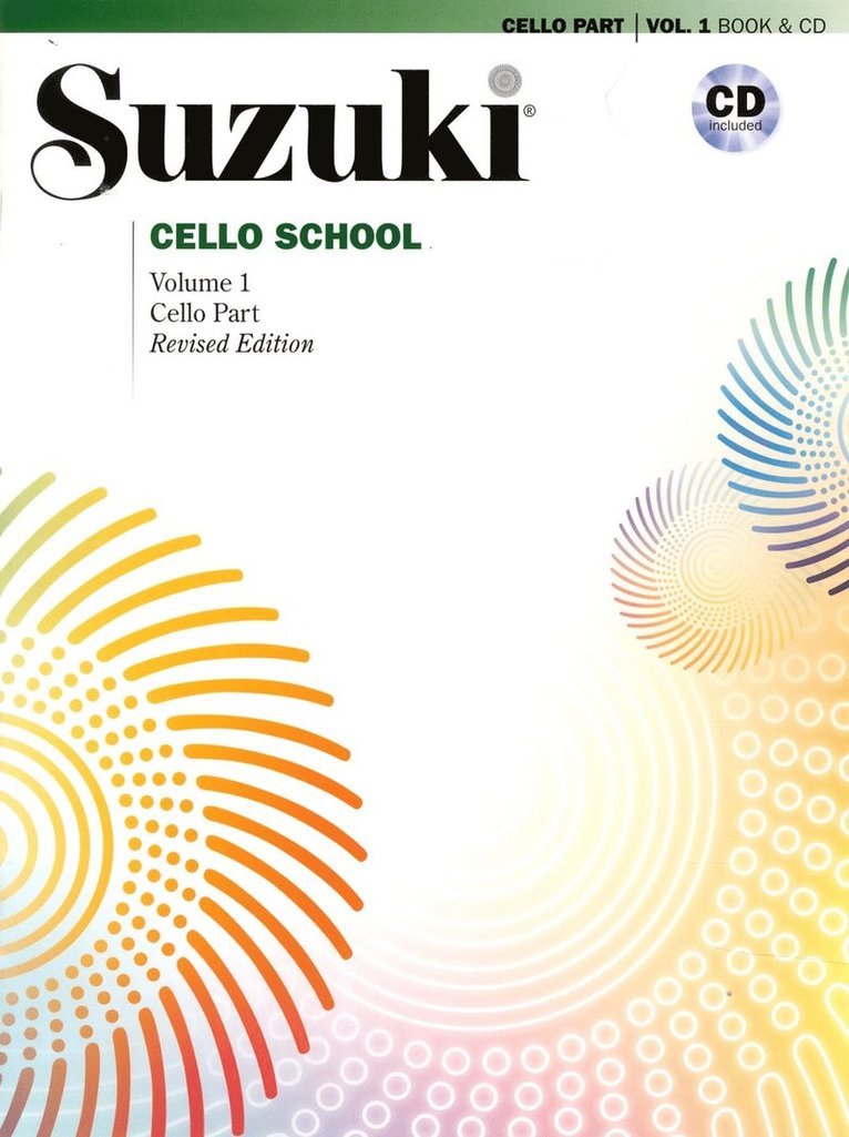 Suzuki Cello School Vol 1 Book And Cd 1