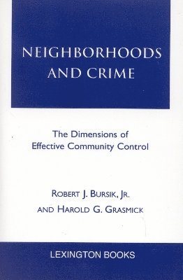 bokomslag Neighborhoods and Crime