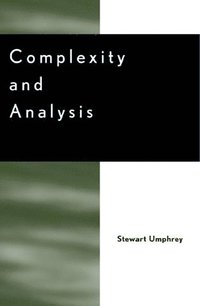 bokomslag Complexity and Analysis