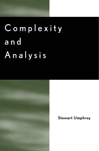 Complexity and Analysis 1