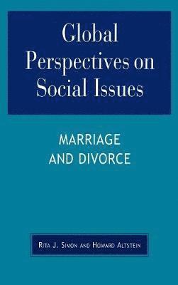 bokomslag Global Perspectives on Social Issues: Marriage and Divorce
