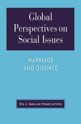 bokomslag Global Perspectives on Social Issues: Marriage and Divorce