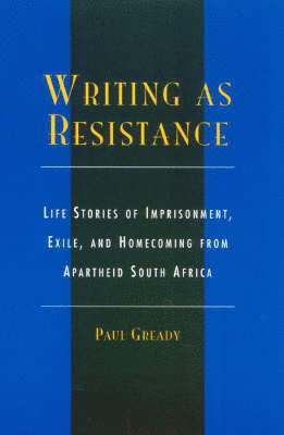 bokomslag Writing as Resistance