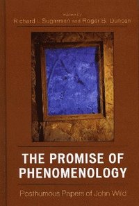 bokomslag The Promise of Phenomenology