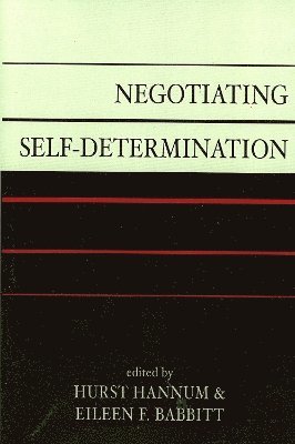 Negotiating Self-Determination 1