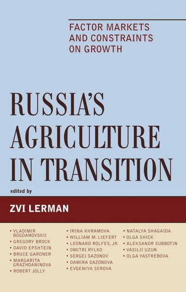 bokomslag Russia's Agriculture in Transition