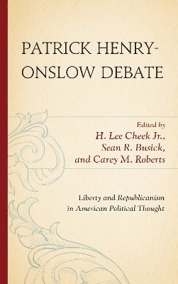 bokomslag Patrick Henry-Onslow Debate