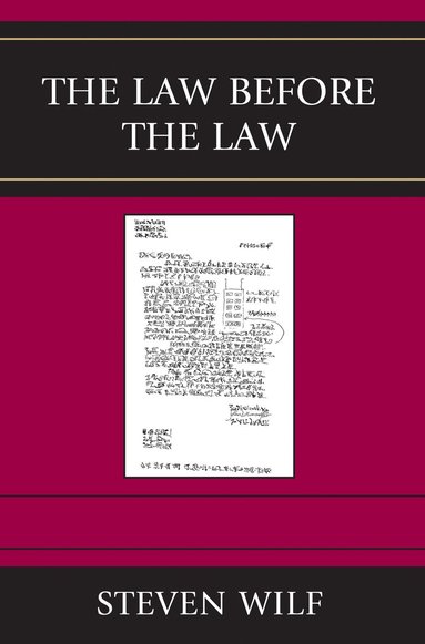 bokomslag Law Before the Law