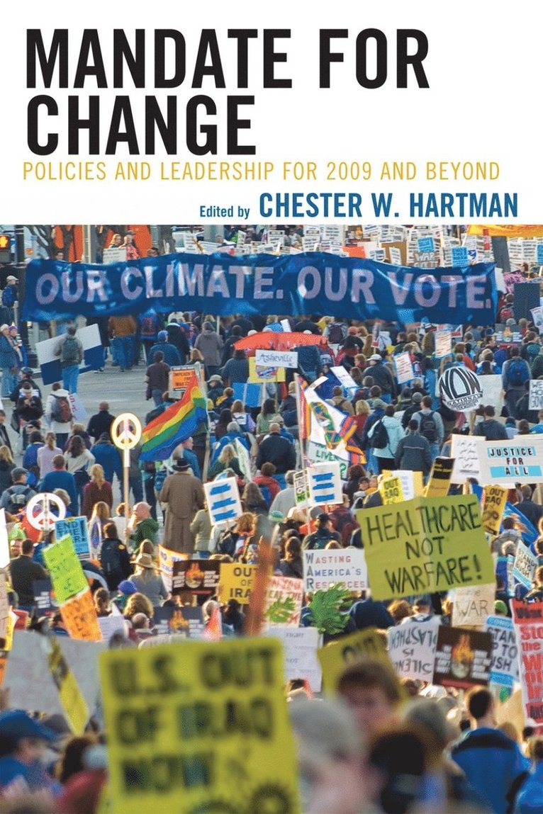 Chester Hartman - Mandate for Change, Inbunden