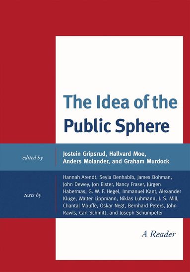 Jostein Gripsrud, Hallvard Moe, Anders Molander, Graham Murdock - Idea of the Public Sphere, Inbunden