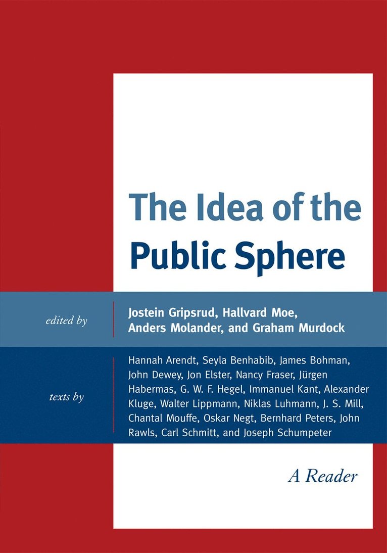 Jostein Gripsrud, Hallvard Moe, Anders Molander, Graham Murdock - Idea of the Public Sphere, Inbunden