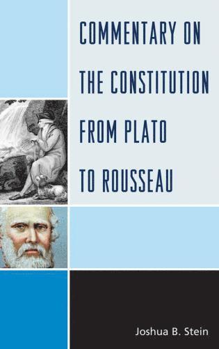 bokomslag Commentary on the Constitution from Plato to Rousseau