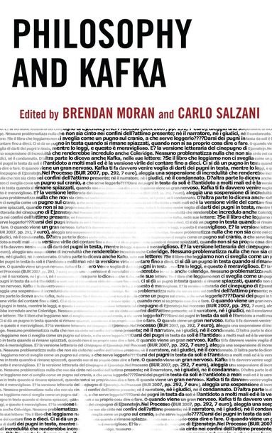 Brendan Moran, Carlo Salzani - Philosophy and Kafka, Inbunden
