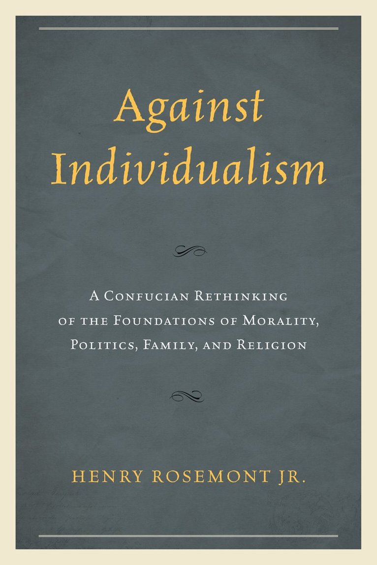 Against Individualism 1