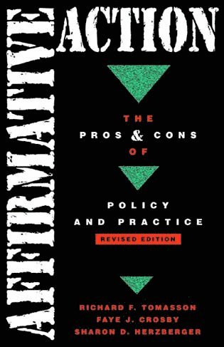 Richard F. Tomasson, Faye J. Crosby, Sharon D. Herzberger - Affirmative Action, Häftad