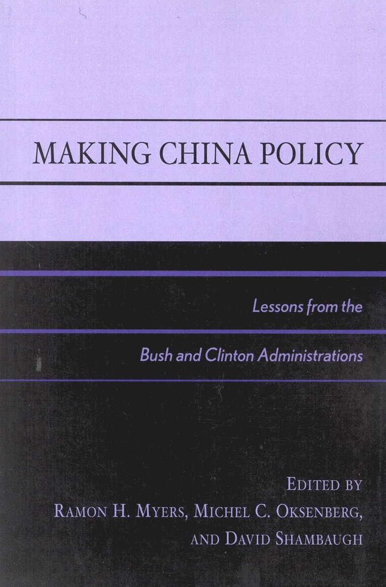 Making China Policy