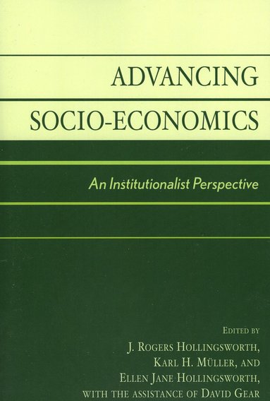 bokomslag Advancing Socio-Economics