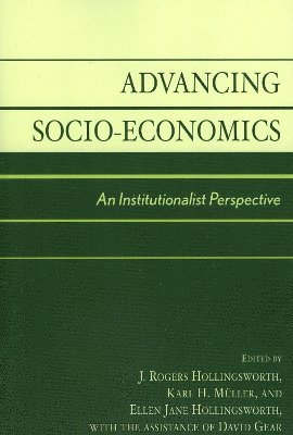 Advancing Socio-Economics