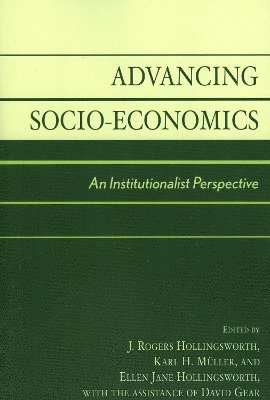 Advancing Socio-Economics 1