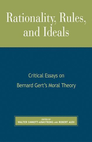 Walter Sinnott-Armstrong, Robert Audi - Rationality, Rules, and Ideals, Häftad