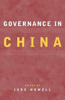 bokomslag Governance in China