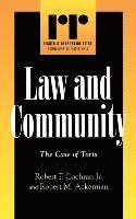 bokomslag Law and Community