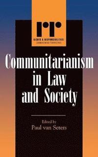 bokomslag Communitarianism in Law and Society