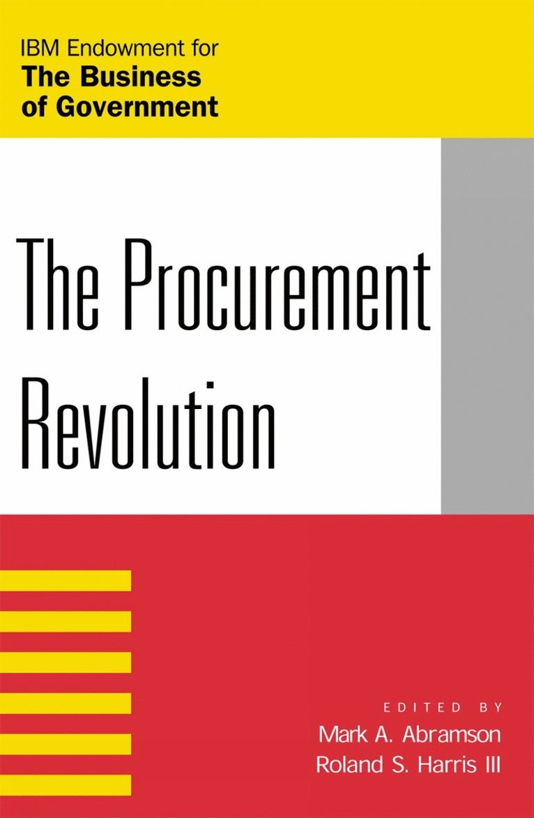 Mark A. Abramson, Roland S. Harris III, III Harris, Roland S., Roland S. Harris - Procurement Revolution, Häftad