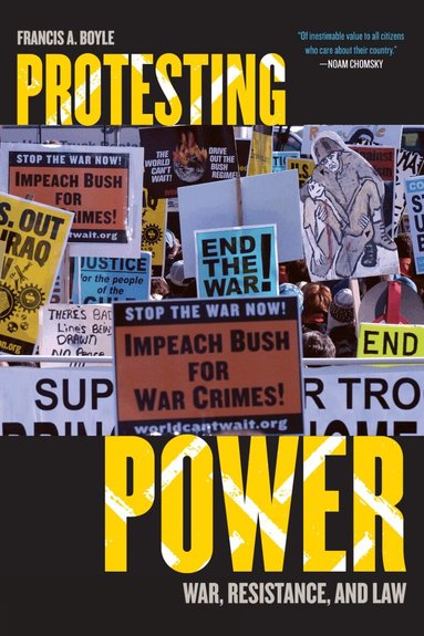 Francis A. Boyle - Protesting Power, Inbunden