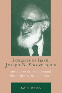 bokomslag Insights of Rabbi Joseph B. Soloveitchik