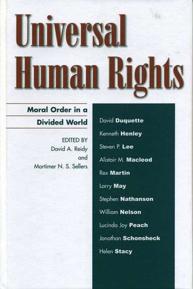 David A. Reidy, Mortimer N. S. Sellers - Universal Human Rights, Häftad