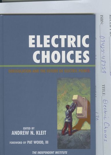Andrew N. Kleit - Electric Choices, Häftad