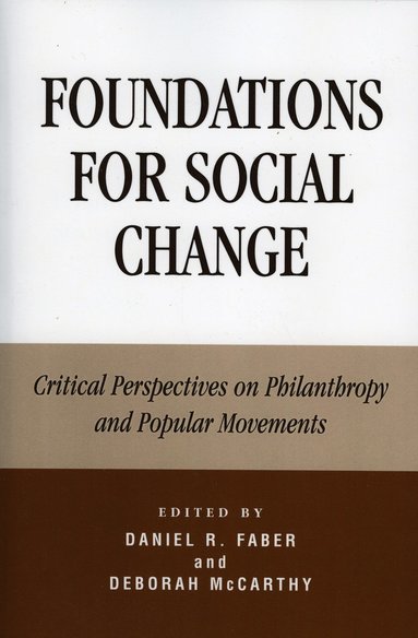 bokomslag Foundations for Social Change